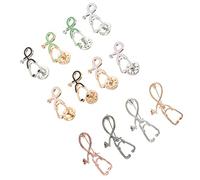 EXCEART 12Pcs Retro Shape Brooch Alloy Jewelry for Nurses and Doctors Creative Lapel Pins for Graduates and Healthcare Professionals Unique Fashion Accessories
