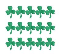 Exceart 150Pcs Clover Patches St. Patricks Day Shamrock Patch Iron On Embroidered Patches Appliques DIY Accessories