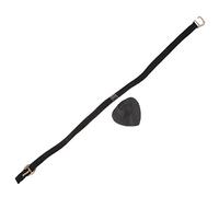 EXCEART 1Pair Detachable Elastic High Heel Shoe Straps for Women Anti-fall Ankle Straps with Rhinestone Inlay Comfortable Laces for Loose Heels Suede Black Design