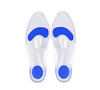 EXCEART 1pair Silicone Arch Support Insoles for Sports Comfortable Foot Care Cushions for Men Shock-Absorbing Design for Athletic Activities