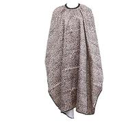 EXCEART 1pc Leopard Print Hairdressing Cape Haircut Apron for Hair Dye Perm Styling Water-repellent Lightweight Material Suitable for Home Salon Use