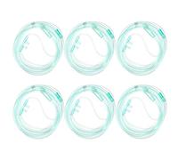 EXCEART 2 Meters Adults with Standard Connector 6 Pack Tube for Home Hospital Therapy Supplies