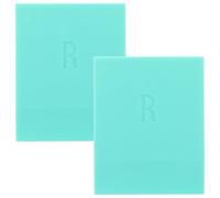 EXCEART 2-Pack Screen Print Squeegee 2-Inch Ink Scraper Tool for Fabric & Textile Printing Sturdy Rubber Squeegees with Rounded Corners for Screen Printing