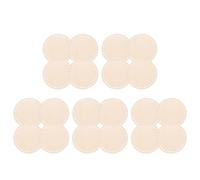 EXCEART 20 Pcs Cross Stitch Fixed Frame Crochet Bag Bottom Knitting Basket Wood Base Rattan Baskets for Storage Bag Wood Base Oval Caning Material Mini Tote Yarn s Wooden