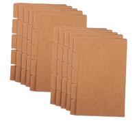 EXCEART 20 Sets Oxford Index Card Dividers Blank Labels Adjustable Filing Tabs 3 x 5 Inches Kraft Paper Binder Dividers Page Markers Storage Guide Card Notebook Accessories