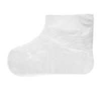 Exceart 200 pcs Paraffin Bath Liner Clear Plastic Disposable Booties for Foot Pedicure Hot Spa Wax Treatment Thermal Therapy Feet Covers Bags Plastic Socks Liners
