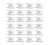 EXCEART 200Pcs White Plastic Snap Fasteners for Protective Masks 9Mm Replacement Retaining Clips for Mask Making No Sew Rivets for Clothing Crafts and Diapers