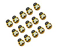 EXCEART 200pcs Yellow Bee Refrigerator Magnet Cartoon Mini Bee Shape Fridge Sticker Ladybug Kitchen Decoration for Boys and Girls Mini Fridge