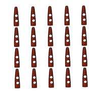 EXCEART 20pcs Decorative Coat Horn Buttons for Sweater DIY Clothing Easy Sew Wooden Toggle Buttons Jackets and Crafts