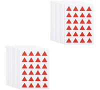 EXCEART 24 Sheets Sticker Labels for Planner Triangle Adhesive Label Stickers Map Journaling Decorative DIY Home Organization