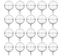 EXCEART 25Pcs Clear Chocolate Box Holder Mini Cupcake Muffin Holders Candy Packaging Case Flower Support Rack Valentines Day Gift for Birthday Wedding Party Supplies