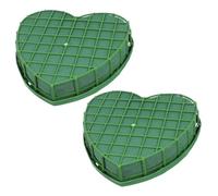 EXCEART 2pcs Flower Mud Tray with Suction Cup Floral Disc for Wedding Car Decor Strong Water Absorption Base for Beautiful Flower Arrangements Floral Mud Trays