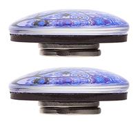 EXCEART 2pcs Magnet Cover Holder Round Fridge Magnet Cover Minders Locator Diamond Art Accessories Tools, Purple, 3.2X3.2cm