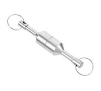 EXCEART 2pcs Silver Tester Gem Tester Gold Tester for Jewelry Car Key Holder Jewelry Tester Backpack Key Chain Silver Testing Kit Key Fob for Jewlery Metal Household Magnet Iron