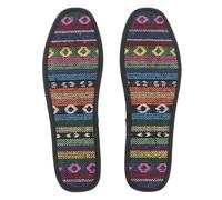 EXCEART 3 Pairs Bamboo Charcoal Handwoven Linen Shoe Insoles for Odor Control, Sweat Absorbing, Comfort in Running, Hiking, Biking - Size 38