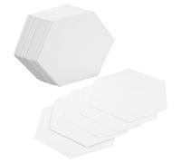 EXCEART 300Pcs Hexagon Paper Quilting Templates - DIY Patchwork Molds for Sewing, Crafting, and Hand Decoration, 36mm Precut Paper Pieces, 3 Packs
