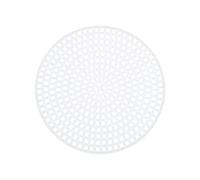 EXCEART 30pcs DIY Round Cross Stitch Plastic Grid Plate Cuttable Mesh Grid for Crafting Mat Multi-Purpose Mesh Sheet for Bag Bases for Crochet