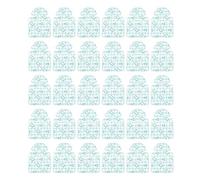 EXCEART 30pcs Moisture Heel Stickers Invisible Breathable Heel Pads Cushion Blister Guard Patch for Moisturizing Cracked Dry Foot Plantar Fasciitis