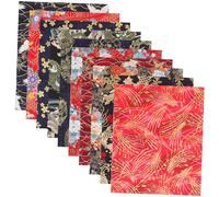 EXCEART 30pcs Muslin Cloths Sewing Patches Punch Needle Fabric Scraps DIY Sheet Fabric for Patchwork Crafts