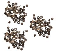 EXCEART 30sets Alloy Snap Buttons Retro Deer Buckle Bag Fastener Buckle Clasps Fastener Press for Crafts