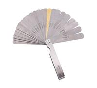 EXCEART 32pieces Stainless Steel String Height Ruler Guitar Luthier Tool String Action Gauge Ruler for Electric Guitar Accurate Measurement Tool