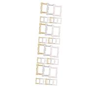 EXCEART 36pcs Mini Resin Photo Frame Ornate Picture Frame Diy Craft Vintage Decor