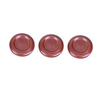 EXCEART 3pcs Grand Piano Caster Cups Non-slip Floor Pads for Upright Piano Anti-noise and Soundproofing Large Size