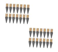 EXCEART 40pcs Inkless Graphite Pencil Nibs Replaceable Tips for Everlasting Writing and Drawing Smooth Erasable Nibs for Students Artists and School Supplies