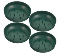 EXCEART 4Pcs Round Floral Mud Tray 5.71In Flower Arrangement Trays with Water Absorption Flower Soil Fixer for Wedding Table Centerpieces Artificial and Dried Arrangements