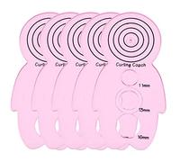 EXCEART 5 Pcs Curling Coach Cute Doll Shape Paper Quilling Tool Different Size Origami Paper Rolling Holder DIY Art Craft Project Supplies