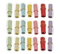 EXCEART 50 pcs Message Bottles Clear Pill Shaped Plastic Message Bottles Lovely Capsule Message Mini Friendship Letter Message Wishing Bottle
