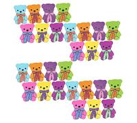 EXCEART 50pcs Wooden Buttons Mixed Wooden Button Wooden Craft Button Cartoon Character Buttons Crochet Button Garment Buttons Baby Dolls Overcoat Buttons Manual Wooden Buckle