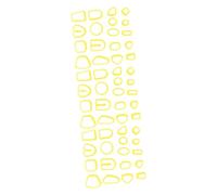 EXCEART 54pcs Clay Cutters Earrings Making Tools Kit Cutter Molds DIY Tools for Polymer Clay Craft Cutting Mold Jewelry Making Supplies Earring Polymer