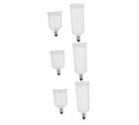 EXCEART 6 Pcs Airbrush Pot Gravity Feed Paint Cup Airbrush Paint Bottles Spray Replacement Pot Airbrush Paint Cup Dismountable Paint Holder Replaceable Paint Hopper Split Type Mug