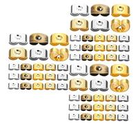 EXCEART 60pairs DIY Earring Making Accessories Flat Back Studs Earring Backs Hidden Helix for Girls Women