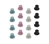 EXCEART 80pcs Mini Top Hats - Plastic Magician Colorful DIY Miniature Hats for Craft Art Creating Kids Party Favor