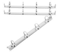 EXCEART A4 Metal Binder Clip 4-Hole Binder Mechanism for Loose Leaf Notebook Binding Organizing Office School Planning Supplies