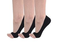 EXCEART Anti-Skid Invisible Socks for Women 3 Pairs Low Cut No Show Boat Socks with Silicone Grip Breathable Summer Socks