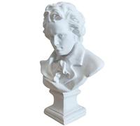 EXCEART Beethoven Bust Statue Classical Music Composer Bust Figurines Resin Collectible Art Figure Famous Portrait Sculpture for Office Home Gallery