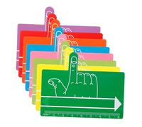 EXCEART Book Mark Guides Kids Reading Strips Handwriting Tool Abs Material for Reading List