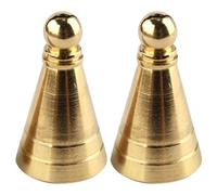 EXCEART Brass Tower Incense Mold 2pcs Incense Cone Shape Diy Moulds Cone Making Tools Aromatherapy and Meditation