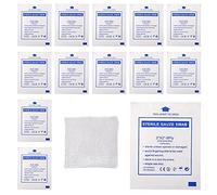 EXCEART Disposable Gauze Swabs 30 Pack 5X4.8Cm Cotton Gauze Sheets for Wound Care Absorbent Soft Individually Wrapped Dressing