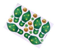 EXCEART Footprint Floor Decals Shamrocks Anti-Slide Stickers for Patrick's Day Celebrations for Home Party Office Decor Easy to Clean Strong Adhesion to Floors