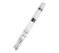 EXCEART Fountain Brush Water Brush Pens Fountain Pen with Piston Filling Vacuum Pen Fountain Pen Refillable Japanese Calligraphy Pens Thin Pen Fountain Transparent Plastic
