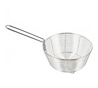 EXCEART Fried Fence Handle Potato Stainless Steel Container Metal Container Mesh Drain The Oil Fried Chicken French Fries Basket Metal mesh Frying Basket Frying mesh Basket Display Basket