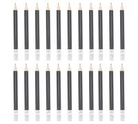 EXCEART Golf Pencils Half Size Small Short Pencils with Eraser 24 Pack for School Office Drawing and Writing Supplies