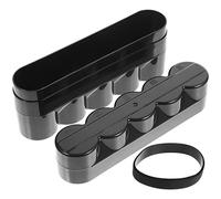EXCEART Hard Film Storage Box with Lid Compact Plastic Case Organizer for 120 Film Rolls and Small Items 5.12X2.95X1.18In