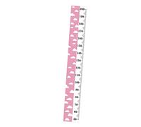 EXCEART Height Growth Chart Canvas Wall Decor Wooden Hanger Wall Ruler for Nursery Boys and Girls