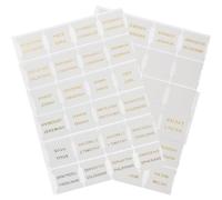 EXCEART Leather Bible tabs 10 Sheets Bible Tabs for Women and Men, Bible Tabs for Study Bible Bible Index Book Tabs for Christian Gift - White, 3.80X3.80X0.10CM, GETE15B1044ID40WA