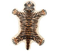 EXCEART Leopard Print Washable Short Pile Rug